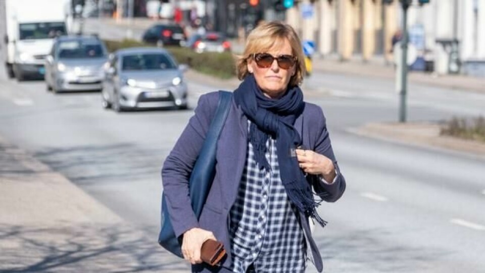 Styreleder i Start, Monica Grimstad, på vei til drøftingsmøtet i Kristiansand tirsdag. Styreleder i Start, Monica Grimstad, på vei til drøftingsmøtet i Kristiansand tirsdag. Foto: Tor Erik Schrøder / NTB scanpix