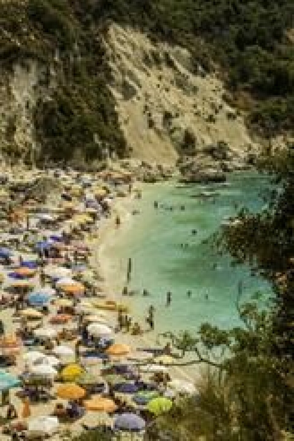 Agiofilli-stranda på øya Lefkada. Illustrasjonsfoto fra august 2016: Colourbox. Agiofilli-stranda på øya Lefkada. Illustrasjonsfoto fra august 2016: Colourbox.