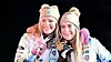 Frida Karlsson og Ebba Andersson ligger langt bak Tiril Udnes Weng i verdenscupen sammenlagt. Foto: AFP / NTB