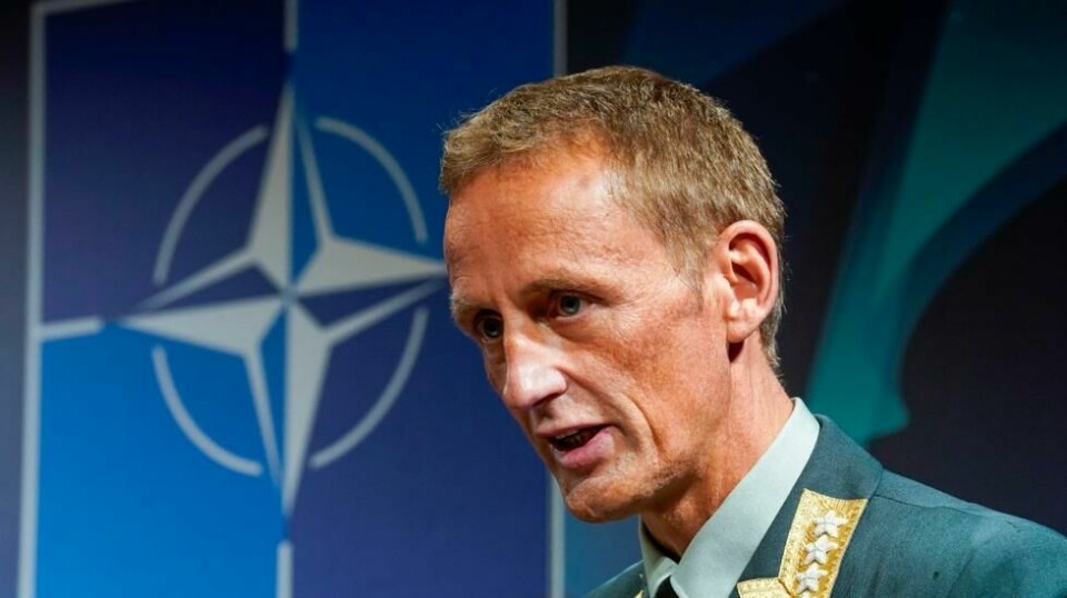 – Nato har to til tre år på seg til å forberede seg på konfrontasjon med Russland, advarer den norske forsvarssjefen, general Eirik Kristoffersen.