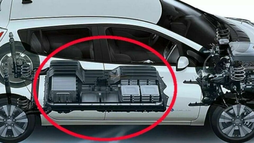 KOSTBART: Batteripakken er den klart dyreste delen på en elbil. Den er også helt avgjørende for at bilen skal fungere. KOSTBART: Batteripakken er den klart dyreste delen på en elbil. Den er også helt avgjørende for at bilen skal fungere. Foto: broom