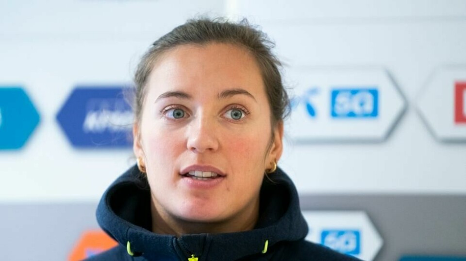 Maria Tviberg gir seg som alpinist. Foto: Terje Pedersen / NTB