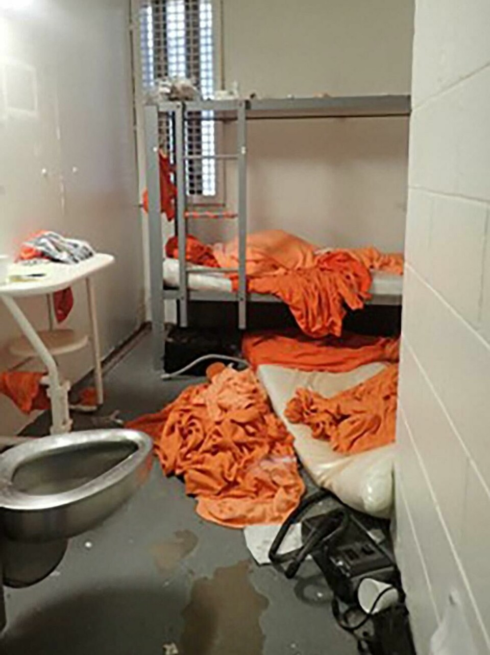 Til tross for et tidligere selvmordsforsøk fikk Epstein ha ekstra sengetøy i cellen. Til tross for et tidligere selvmordsforsøk fikk Epstein ha ekstra sengetøy i cellen. Foto: NTB / U.S. Department of Justice / Handout via REUTERS