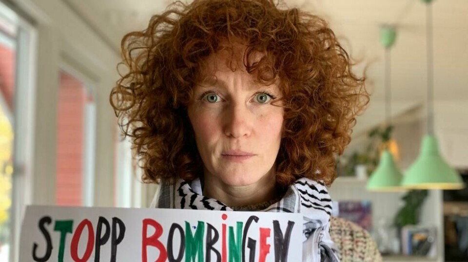 Janne Heltberg er skuespiller, forfatter og deltaker i ressursgruppa til Moriabevegelsen. Hun står for et fritt Palestina: – I en hvilken som helst sak er det viktig at mennesker engasjerer seg, sier hun.