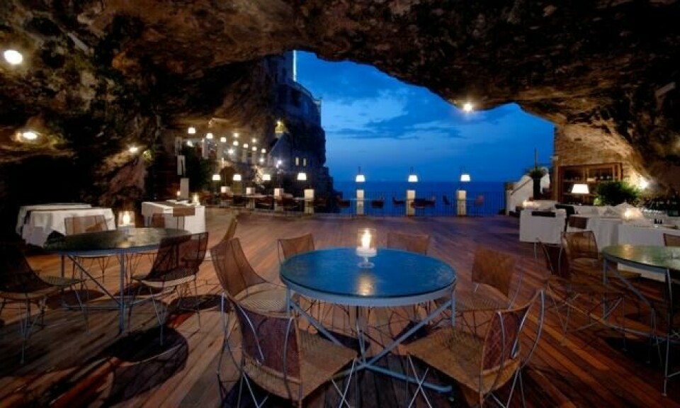 Grotta Palazzese. Foto: Grotta Palazzese Grotta Palazzese. Foto: Grotta Palazzese