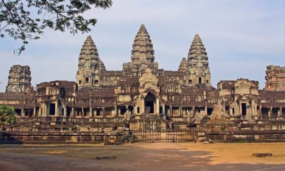 Det gamle Khmer-tempelet Angkor Wat ligger på UNESCOs verdensarvliste. Foto: Colourbox Det gamle Khmer-tempelet Angkor Wat ligger på UNESCOs verdensarvliste. Foto: Colourbox