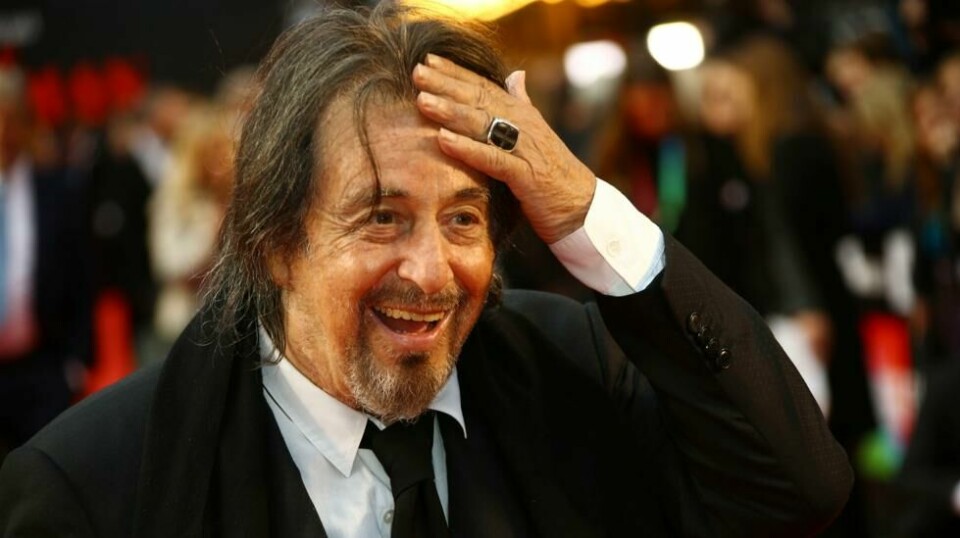 Al Pacino på premieren av filmen The Irishman.