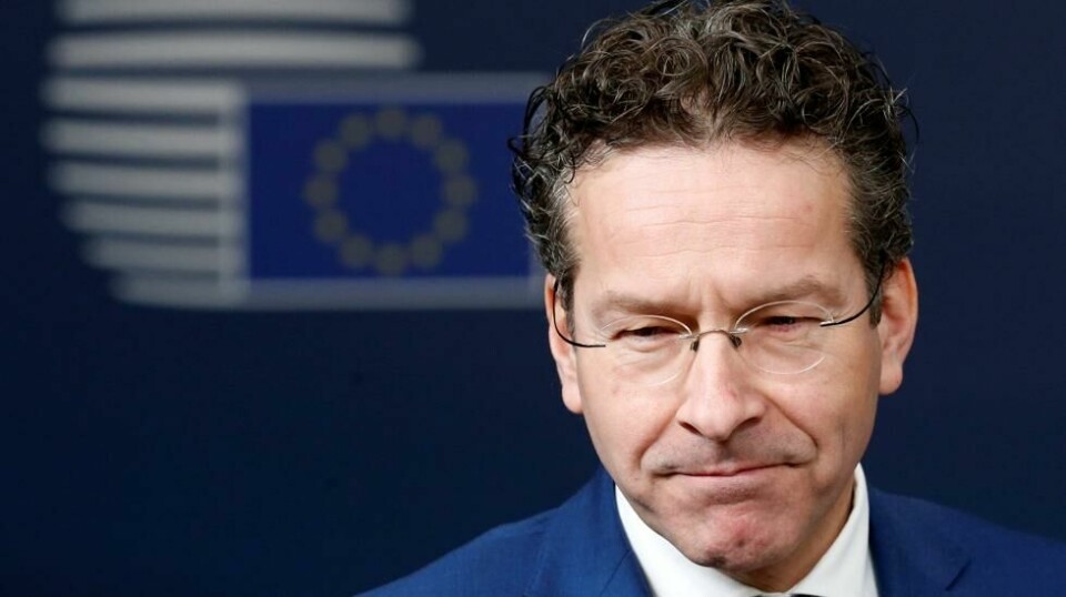 KATASTROFE-MANN: Nederlands finansminister Jeroen Dijsselbloem leder gruppa av euro-land. Hjemme har ikke hans sosialdemokratiske parti mye tillit igjen.