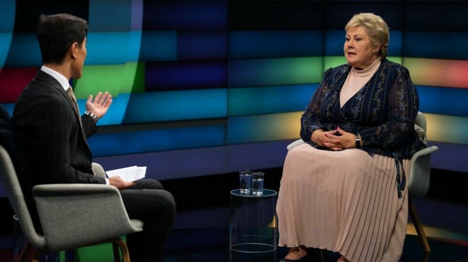 Fredrik Solvang intervjuet Erna Solberg i 40 minutter torsdag kveld.