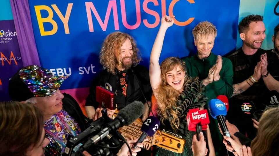 Bandet Gåte skriver søndag at de har tørket tårene etter finaletapet. Foto: Terje Bendiksby / NTB