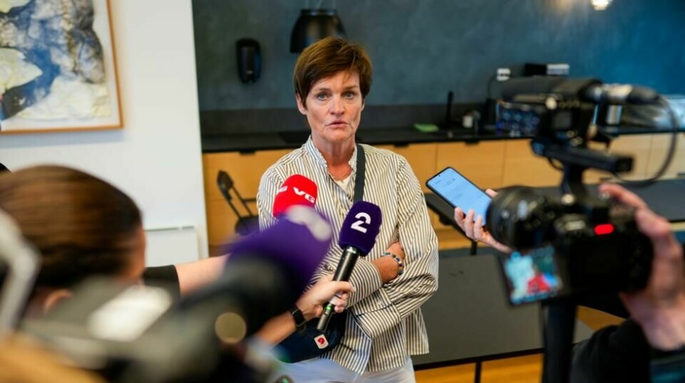 Bistandsadvokat til fornærmede i Høiby-saken, Mette Yvonne Larsen, møtte pressen onsdag.