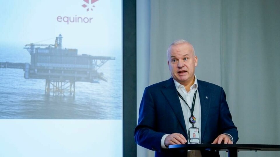 Equinors konsernsjef Anders Opedal sier at selskapet fortsatte å bidra med energisikkerhet i fjor.