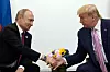 Bildet ble tatt i 2019 da Putin og Trump møttes i forbindelse med et G20-møte i Japan. Foto: Susan Walsh / AP / NTB