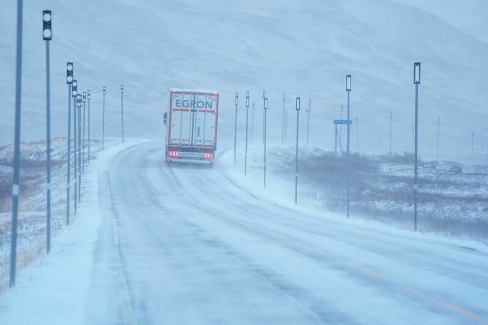 Hemsedalsfjellet med snø og glatte veier. Arkivfoto: Terje Pedersen / NTB