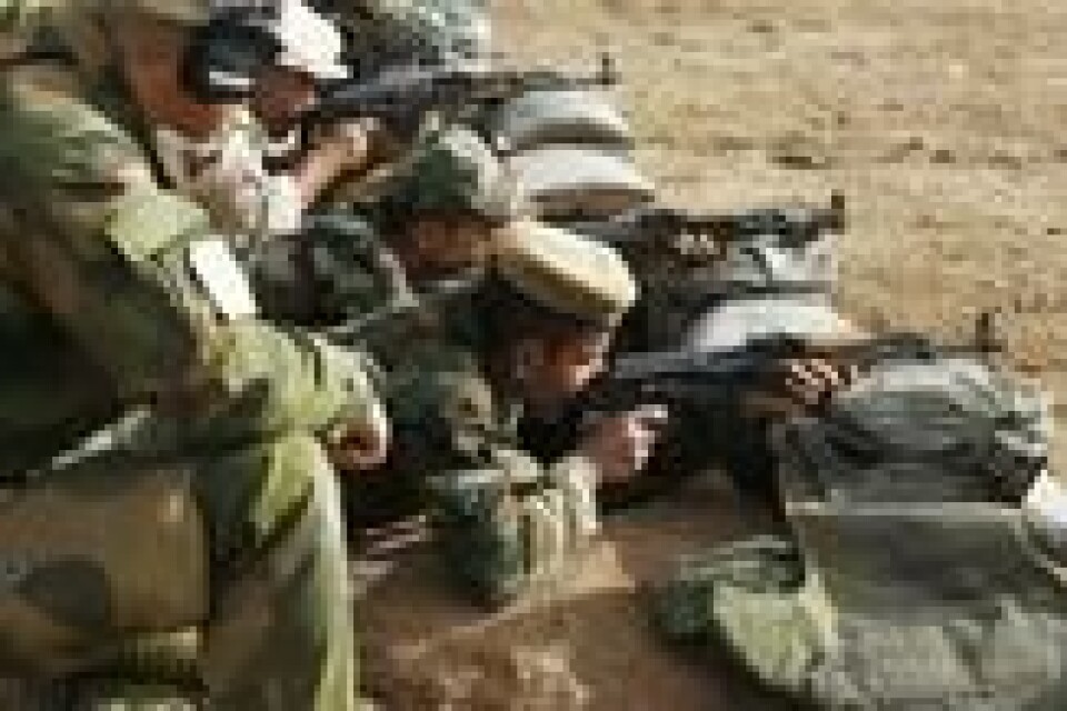 Telemark bataljon drev opplæring av kurdisk peshmerga ved Erbil i Nord-Irak. Arkivfoto fra 2015. Foto: Torbjørn Kjosvold/Forsvaret. Telemark bataljon drev opplæring av kurdisk peshmerga ved Erbil i Nord-Irak. Arkivfoto fra 2015. Foto: Torbjørn Kjosvold/Forsvaret.