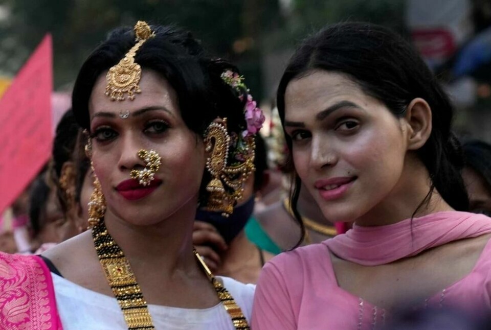 Kjønnspolitikk provoserer velgere i flere land. Her transpersoner i India. (Illustrasjonsfoto), Kjønnspolitikk provoserer velgere i flere land. Her transpersoner i India. (Illustrasjonsfoto), Foto: Rajanish Kakade / AP/NTB