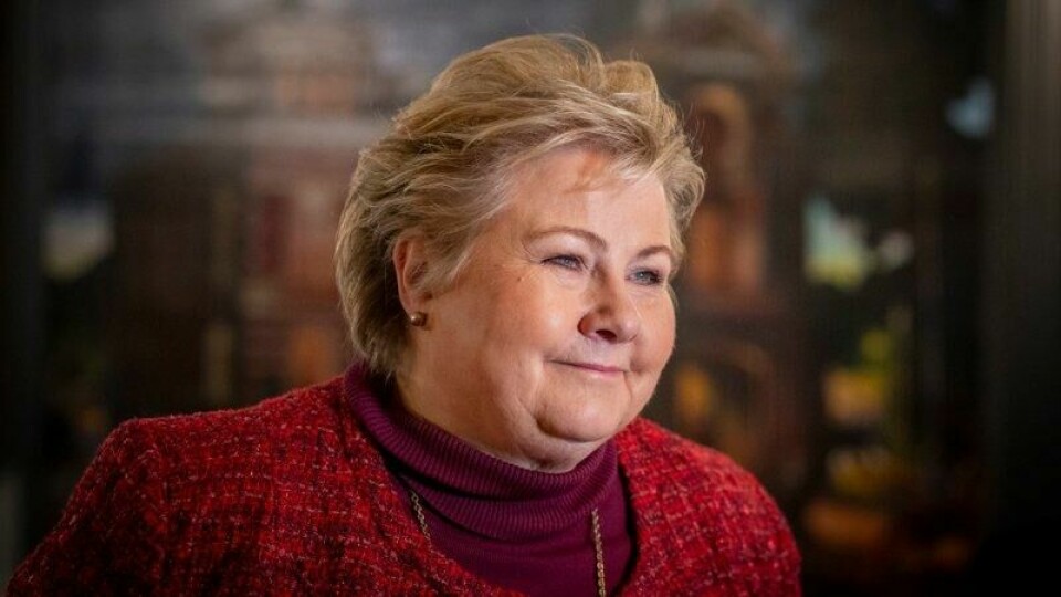 Erna Solberg leder det største partiet på borgerlig side i den ferske Opinion-målingen.
