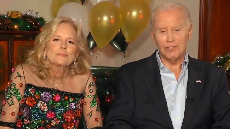 Ifølge presidenten og førstedamen har Biden spist godt gjennom jula.