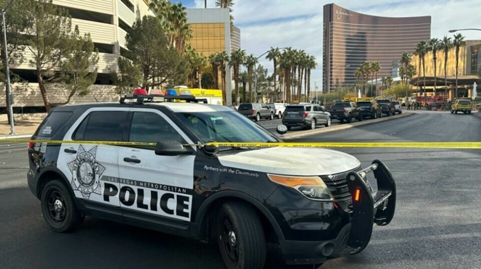 Politiet sperret onsdag av området rundt Trump International Hotel i Las Vegas, der en bil eksploderte i morgentimene.