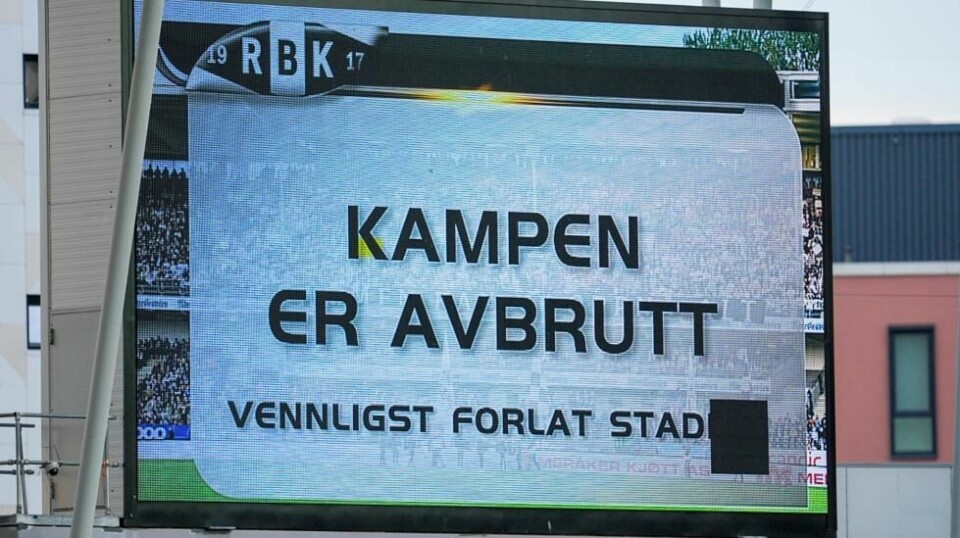 Eliteseriekampen mellom LSK og RBK sist helg ble avbrutt etter gjentatte VAR-protester. Foto: Ole Martin Wold / NTB
