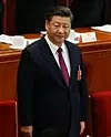Kinas president Xi Jinping ved åpningen av den 13. nasjonale Folkekongressen i Beijing mandag. Scanpix/EPA.