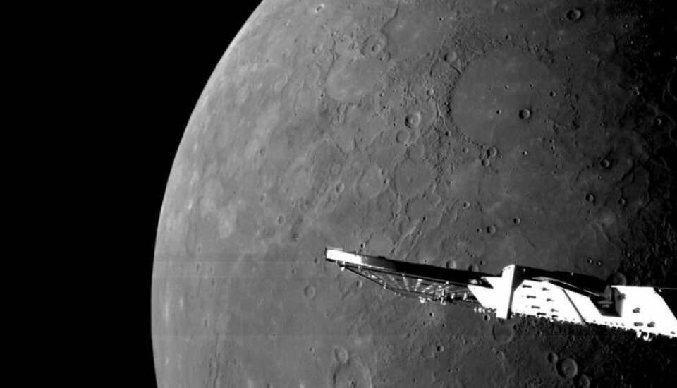 BepiColombo fløy forbi Merkurs nordpol 8. januar.