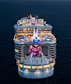 Symphony of the Seas fotografert utenfor Barcelona i Spania i 2018. Foto: Royal Caribbean International