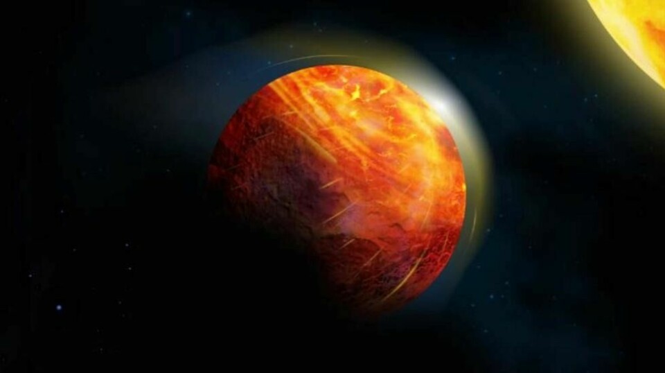 Bildet laget av forskerne fra McGill University viser hvordan de tror K2-141b ser ut.
