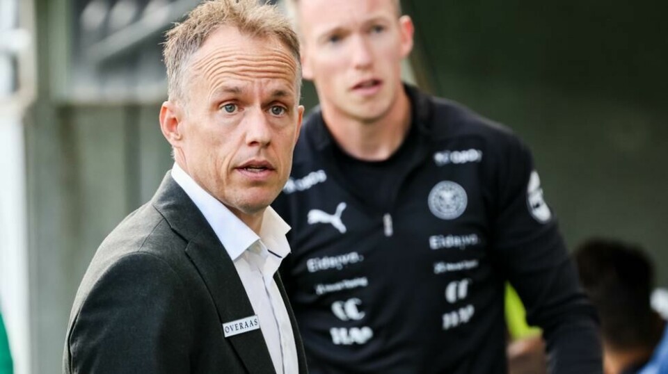 HamKam-trener Jacob Michelsen forsterker laget. Foto: Geir Olsen / NTB