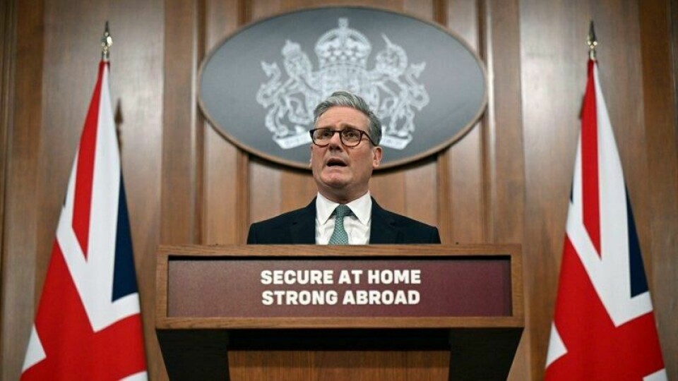 Storbritannias statsminister Keir Starmer får gjennomgå.