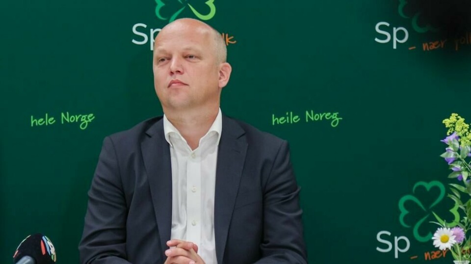 Partileder Trygve Slagsvold Vedum og Senterpartiet har mistet nesten ti prosent av medlemmene de siste årene. Foto: Jan Langhaug / NTB