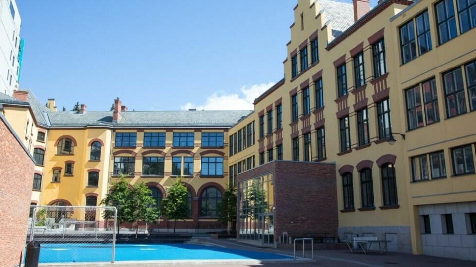 Lærere ved Oslo katedralskole tildeles Fritt Ords Honnør. Foto: Audun Braastad / NTB