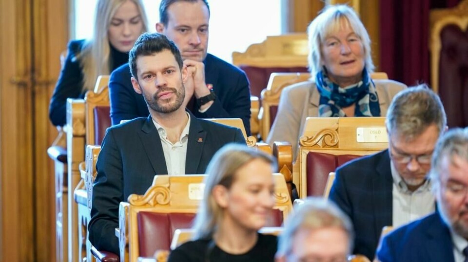 Bjørnar Moxnes (R) var tilbake på Stortinget onsdag. Foto: Terje Pedersen / NTB