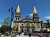 Catedral de Guadalajara sto ferdig i 1618, etter at den originale brant ned som en følge av at noen skjøt kuler i lufta under en feiring. Foto: Kasper Holm Ulshagen