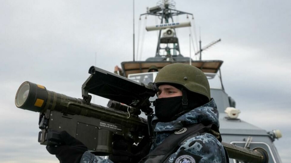 Den ukrainske marinen patruljerer i den nordvestlige delen av Svartehavet.