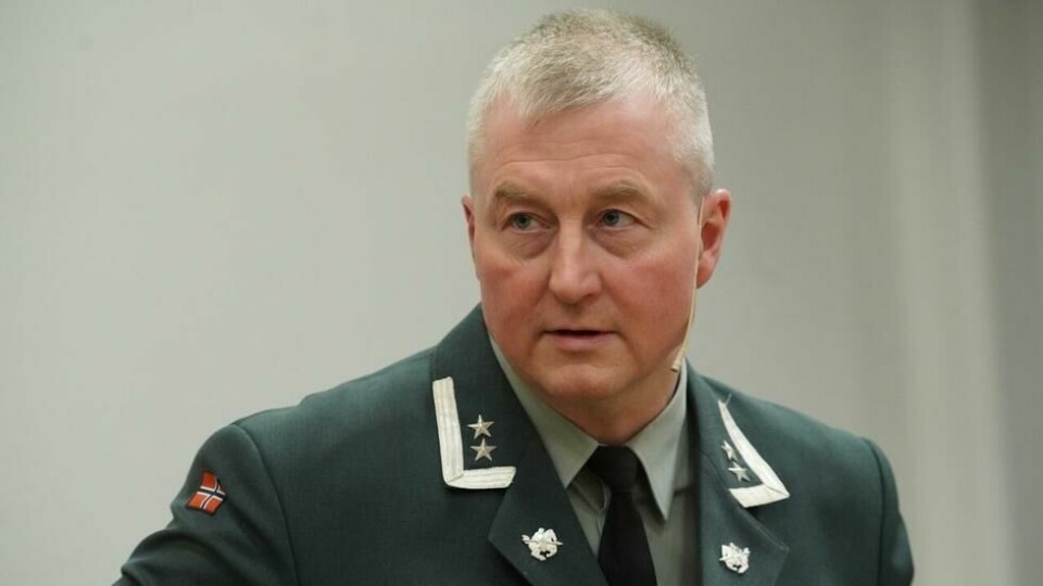 Oberstløytnant Geir Hågen Karlsen er tydelig på at det ikke kan utelukkes at russerne står bak droneangrepene. Oberstløytnant Geir Hågen Karlsen er tydelig på at det ikke kan utelukkes at russerne står bak droneangrepene. Foto: Christian Bugge Hjort / Forsvaret / NTB