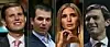 Eric Trump, Donald Trump Jr, Ivanka Trump og Jared Kushner er med i ledelsen av den nyvalgte presidentens «Transition team». Foto: Stf / AFP
