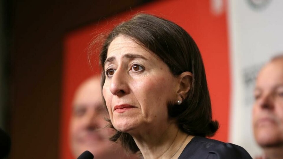 New South Wales' førsteminister, Gladys Berejklian. New South Wales' førsteminister, Gladys Berejklian. Foto: Stringer / Reuters