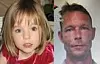 Tyske Christian Brückner er politiets hovedmistenkt for bortføringen av tre år gamle Madeleine McCann i Portugal i 2007. Foto: Montasje/NTB/AP