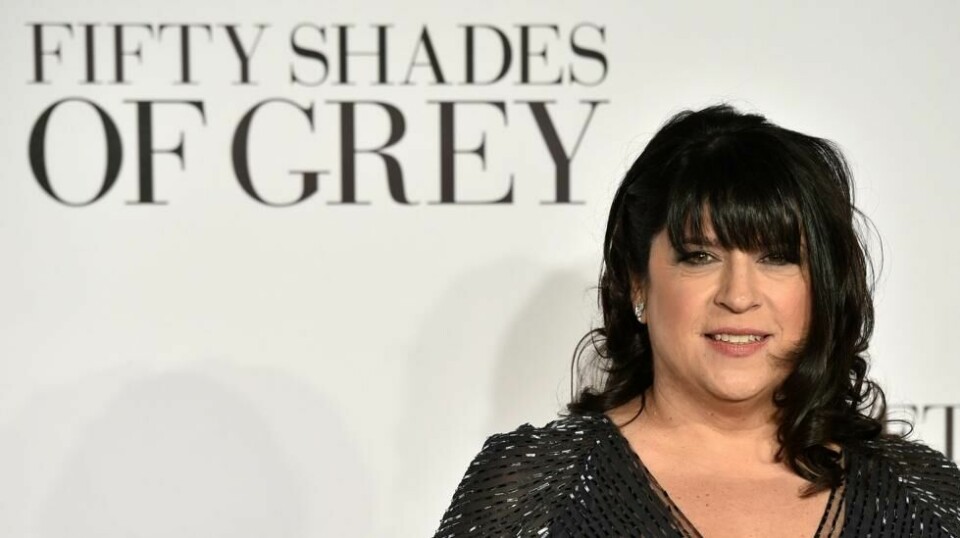 E.L James på filmpremieren for Fifty Shades of Grey i 2015.