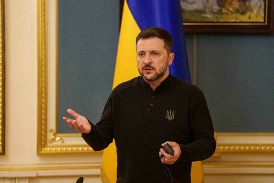 Ukrainas president Volodymyr Zelenskyj sier over 150 kinesiske statsborgere kjemper på russisk side inne på ukrainsk jord.