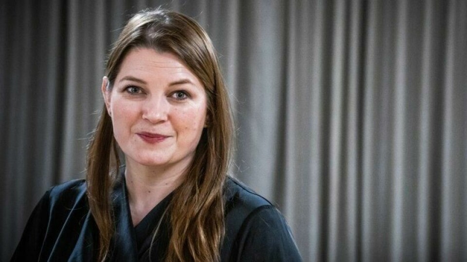 Næringsminister Cecilie Myrseth er svært begeistret etter dagens oppskyting.