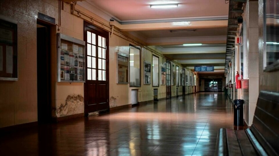 Gangene er tomme på universitetet i Buenos Aires i møte med coronaviruset.