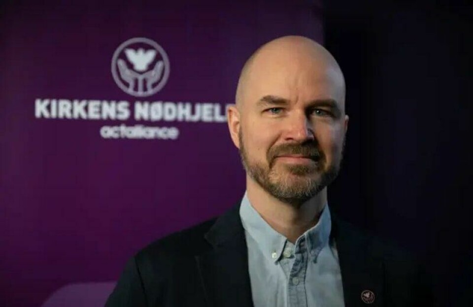 Kirkens Nødhjelps tidligere utenlandssjef Arne Næss-Holm er konstituert generalsekretær i organisasjonen. Foto: Håvard Bjelland Kirkens Nødhjelps tidligere utenlandssjef Arne Næss-Holm er konstituert generalsekretær i organisasjonen. Foto: Håvard Bjelland