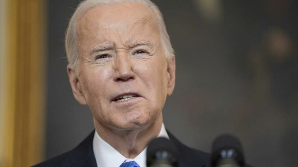 USAs president Joe Biden verner palestinere i USA fra å bli deportert, opplyser Det hvite hus. Årsaken er de humanitære forholdene på krigsherjede Gazastripen. Foto: Evan Vucci / AP / NTB