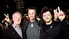 Bernard Hill (t.v.), Viggo Mortensen og Andy Serkis på premieren av «Atter en konge» i Oslo Spektrum i desember 2003. Foto: Cornelius Poppe / NTB