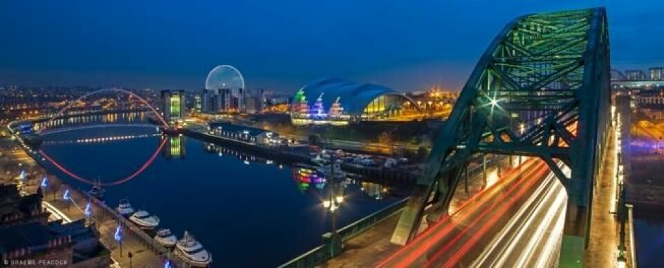 Pariserhjulet kommer til å ruve høyt over Newcastles andre kjente landemerker, dersom det blir bygget. Pariserhjulet kommer til å ruve høyt over Newcastles andre kjente landemerker, dersom det blir bygget. Foto: World Wheel Company