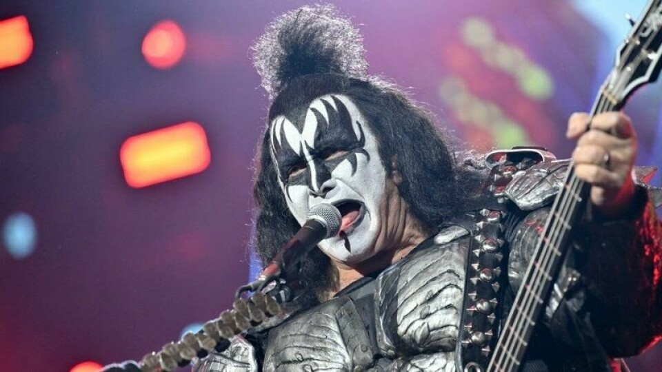 Gene Simmons under «Kiss Farewell Tour» i Madison Square Garden i New York i 2023.
