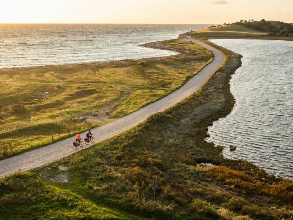 Ny nettside gir oversikt over nasjonale sykkelruter i Danmark blant annet her på : Fynshoved Ny nettside gir oversikt over nasjonale sykkelruter i Danmark blant annet her på : Fynshoved Foto: Daniel Villadsen / Destination Fyn