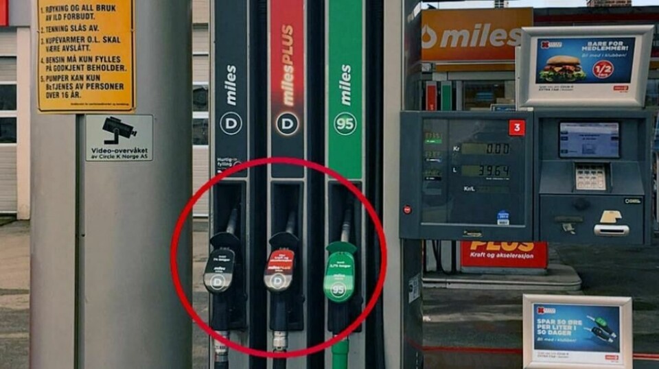 Fyller du feil drivstoff på tanken og oppdager det raskt, er første råd å ikke starte bilen.